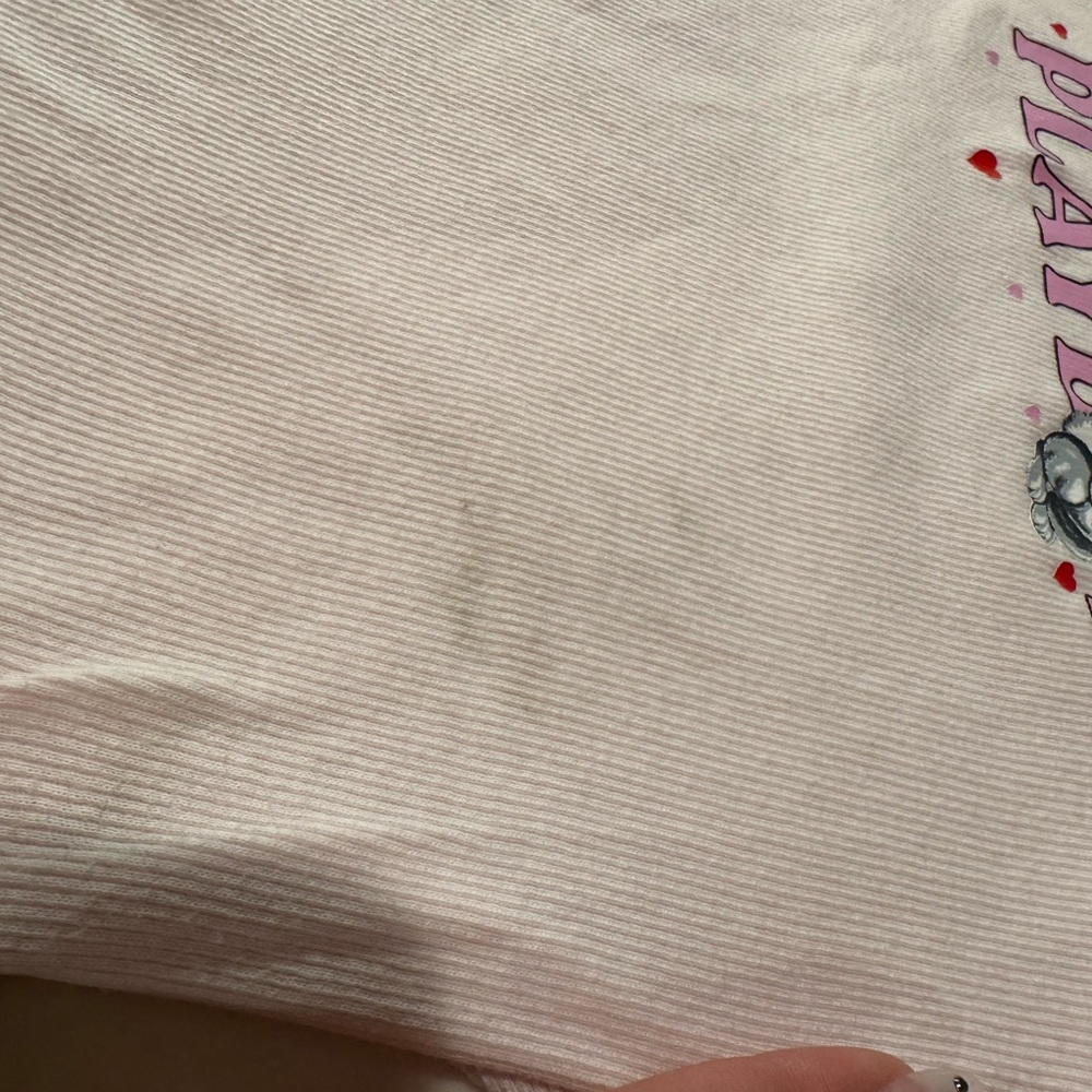 Playboy Bunny Baby Tee Size M - Picture 2 of 4